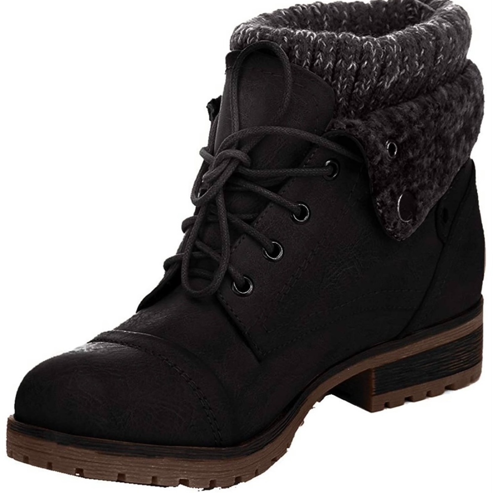 Wynne Women's combat style lace up ankle bootie